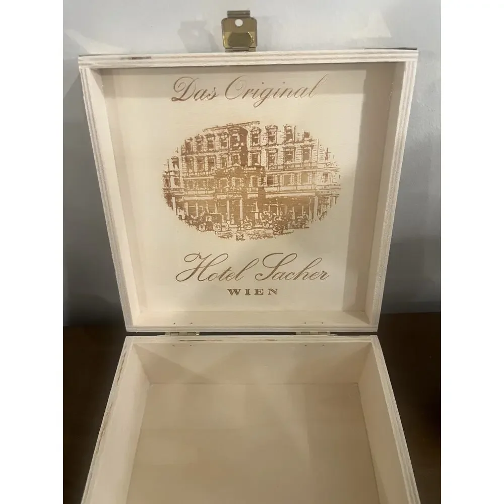 Wooden Cake Box measures inches
